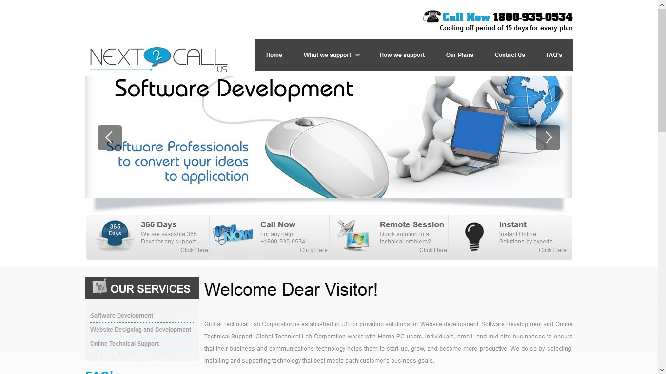 Software company website project